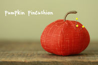 Pumpkin pincushion