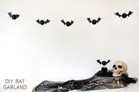 DIY Bat Garland