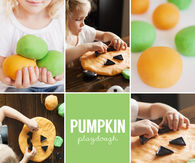 DIY Pumpkin Playdough