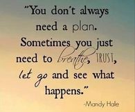 you don't always need a plan