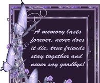 True friends stay together and never say goodbye