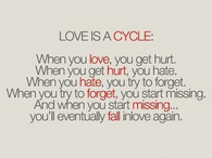 love is a cycle