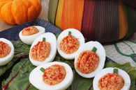 Halloween Devilled Eggs