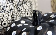 How to Create Black and White Pumpkins