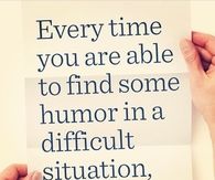 Find Humor in a Difficult Situation