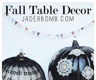 DIY Black Pumpkins