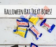 DIY Halloween Bat Treat Boxes