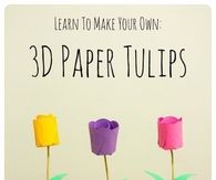 DIY Paper Tulips