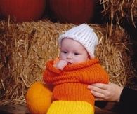 Candy corn baby