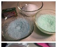 Epson Salt Colored Candles