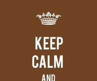 Keep calm and be thankful