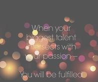 Being fulfilled
