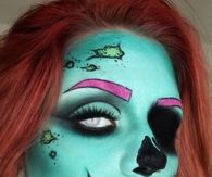 Zombie girl makeup
