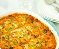 Spinach and zucchni lasagna