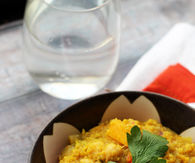 One Pot Curried Quinoa with Butternut Squash and Chickpeas 