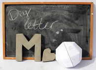 DIY Cement Letter
