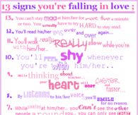 13 signs youre falling in love