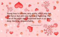Young love is a flame