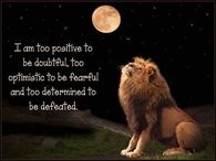 positive and determined