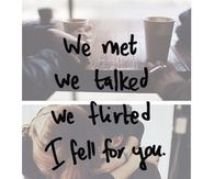 I fell for you