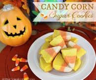 Candy Corn Sugar Cookies