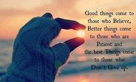dont give up