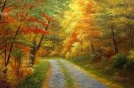 Gorgeous Fall Oil Painting