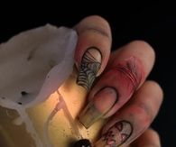 Halloween horror nails