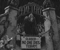 The cemetery