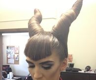 Maleficent hairdo