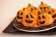Jack o lantern Carrot Rice Ball
