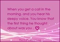 his sleepy voice