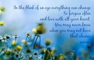 forgive and love