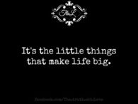 the little things