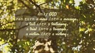 Only God