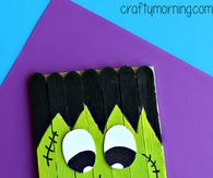 Popsicle Stick Frankenstein
