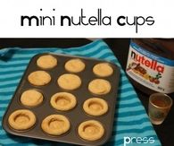 DIY Mini Nutella Cups