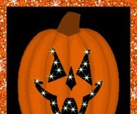 Sparkling Jack-O-Lantern