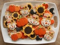 Autumn Themed Sugar Cookies