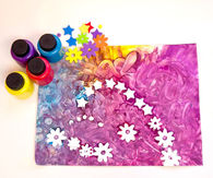Finger painting craft idea
