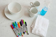 DIY Sharpie Dinnerware