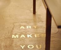 Art makes you happy