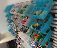 Lego wall storage