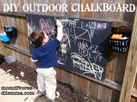 DIY Outdoor Chalkboard