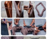 DIY No Knit Scarf