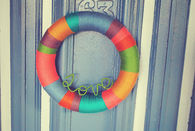 DIY Yarn Wrapped Love Wreath