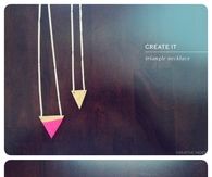 DIY Triangle Necklace