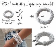 Spike Rope Bracelet