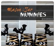 DIY Mason Jar Mummies