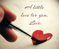 A little Love